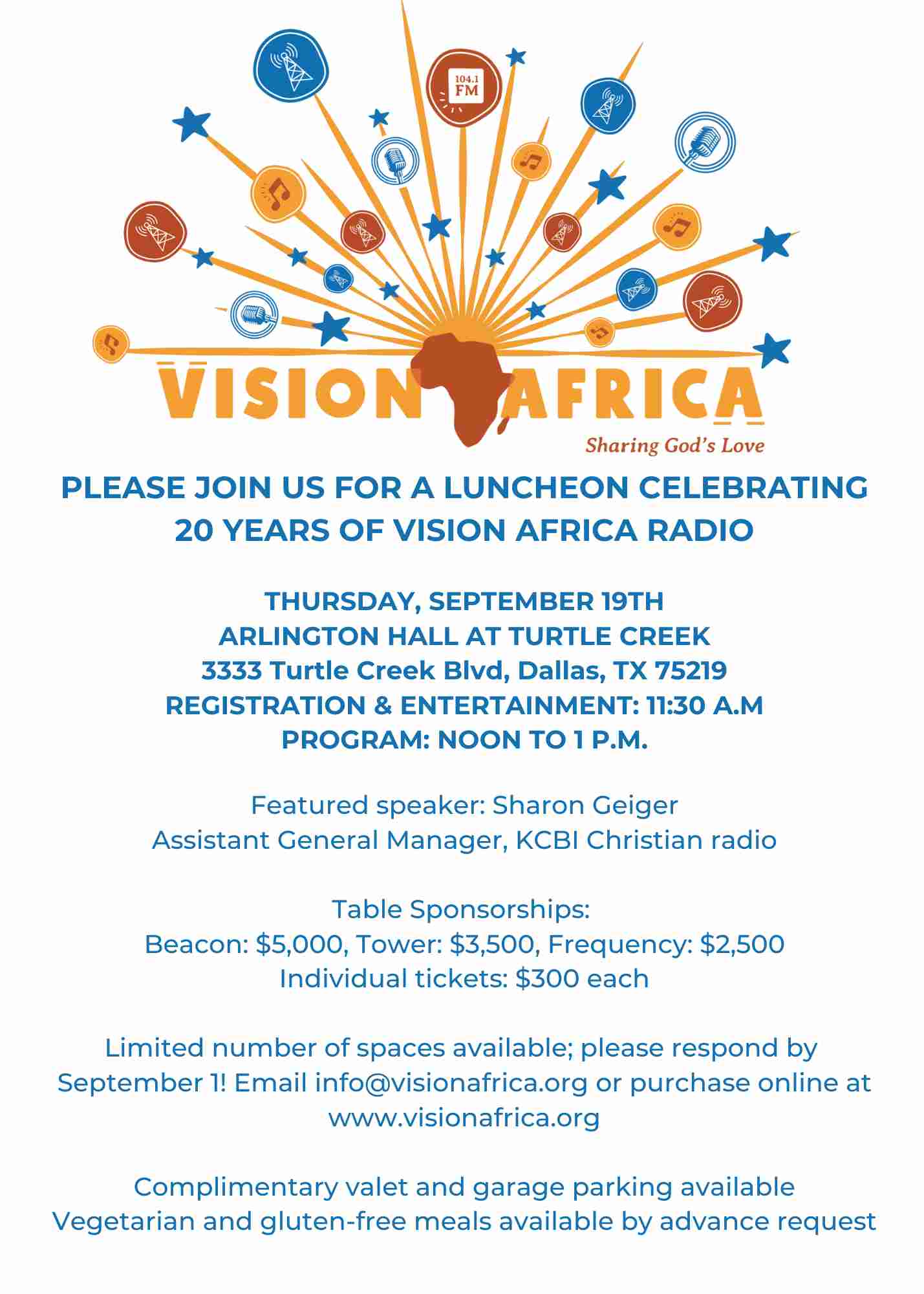 VA Fall Fundraising Luncheon Invitation 2024